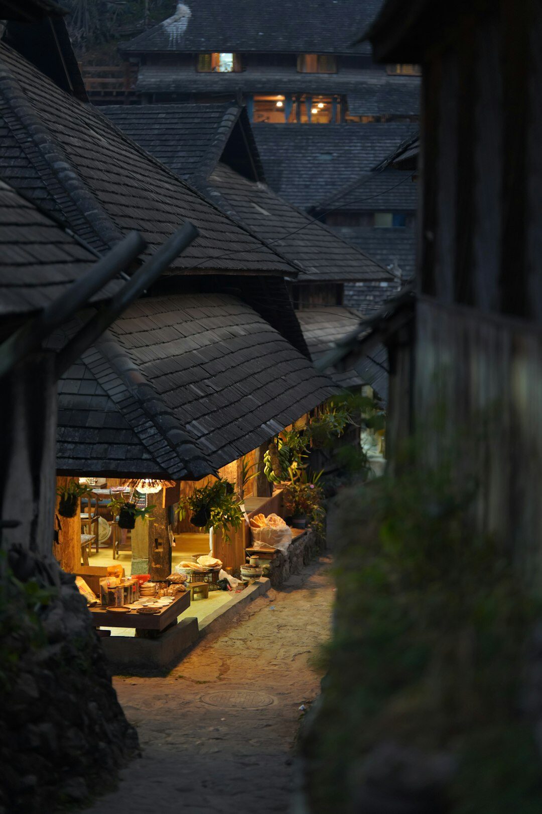 peaceful village life